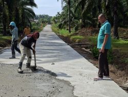 Disamping Pembangunan Sarana Ibadah,Mental Dan Spritual Masyarakat, Infrastruktur Jadi Pembangunan Utama