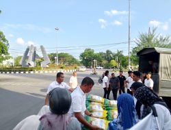 AKP Rejoice Manalu Turun Langsung, Dalam Agenda Bazar Beras Murah untuk Masyarakat”