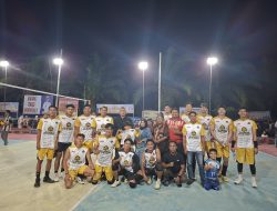 Semifinal Open Turnamen Volly Ball Kasang Mungkal, Tim Muzammil Sontang Siap Tampil Harumkan Sontang
