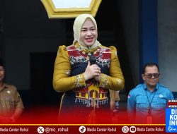 Hadiri Peringatan Hari Guru Nasional, Ketua TP – PKK Rohul Disambut Antusias