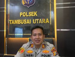 Kapolsek Tambusai Utara AKP Heri Yuliardi ,” HIMBAU WARGA Hindari EUFORIA Berlebihan,, Saat Sambut Tahun Baru.