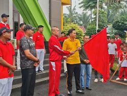 Sambut HUT RI ke-81: Desa Sontang Rohul Gelar Jalan Santai Penuh Semarak