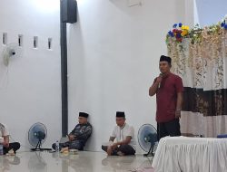 PJ Kades B Selamat KM 24 ,,  M A TANJUNG  Hadiri Peringatan Maulid Nabi Muhammad SAW 1448 H – 2026 M di  Mushola Attaqwa Kampung Bengkel .