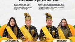 Bupati Anton ST MM, Resmi Sandang Gelar Adat Datuk Sri Setia Amanah